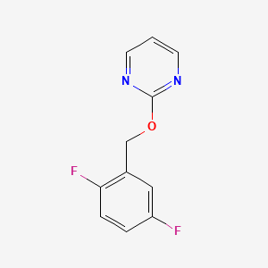 2-[(2,5-Difluorophenyl)methoxy]pyrimidine