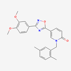5-(3-(3,4-dimethoxyphenyl)-1,2,4-oxadiazol-5-yl)-1-(2,5-dimethylbenzyl)pyridin-2(1H)-one