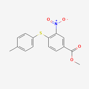 Methyl 4-[(4-methylphenyl)sulfanyl]-3-nitrobenzenecarboxylate