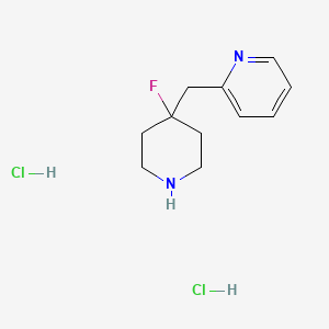 2-((4-Fluoropiperidin-4-yl)methyl)pyridine dihydrochloride