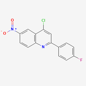 4-Chloro-2-(4-fluorophenyl)-6-nitroquinoline