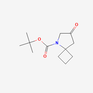 molecular formula C12H19NO3 B2712264 叔丁基7-氧代-5-氮杂螺[3.4]辛烷-5-羧酸酯 CAS No. 2168075-35-0