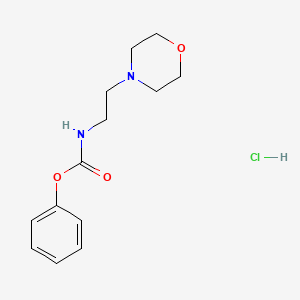 molecular formula C13H19ClN2O3 B2712289 Phenyl (2-morpholinoethyl)carbamate hydrochloride CAS No. 1171158-20-5