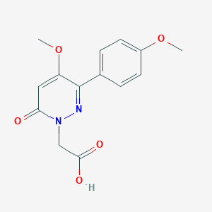 2-(4-Methoxy-3-(4-methoxyphenyl)-6-oxopyridazin-1(6H)-yl)acetic acid