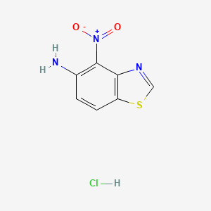 4-Nitrobenzo[d]thiazol-5-amine hydrochloride