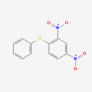 molecular formula C12H8N2O4S B2712342 2,4-Dinitrophenyl phenyl sulfide CAS No. 2486-09-1