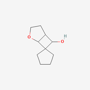 molecular formula C10H16O2 B2712346 4-Oxaspiro[bicyclo[3.2.0]heptane-6,1'-cyclopentane]-7-ol CAS No. 1423032-49-8