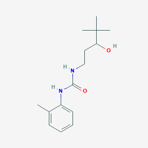 1-(3-Hydroxy-4,4-dimethylpentyl)-3-(o-tolyl)urea