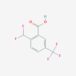 B2712493 2-(Difluoromethyl)-5-(trifluoromethyl)benzoic acid CAS No. 2248362-02-7