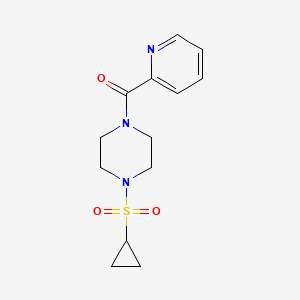 (4-(Cyclopropylsulfonyl)piperazin-1-yl)(pyridin-2-yl)methanone