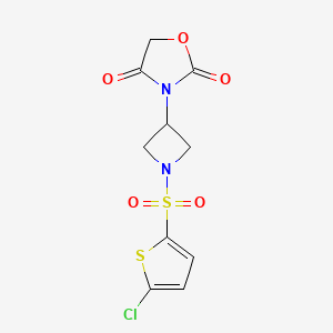3-(1-((5-Chlorothiophen-2-yl)sulfonyl)azetidin-3-yl)oxazolidine-2,4-dione