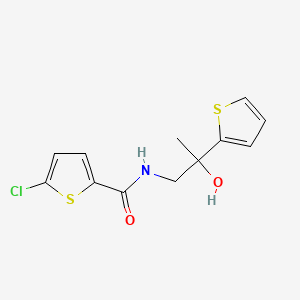 5-chloro-N-(2-hydroxy-2-(thiophen-2-yl)propyl)thiophene-2-carboxamide