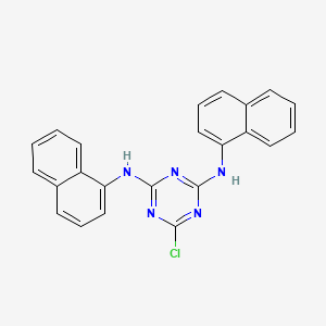 6-Chloro-N2,N4-di(naphthalen-1-yl)-1,3,5-triazine-2,4-diamine