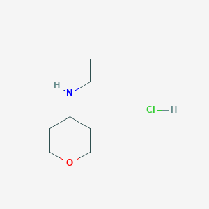 B2712674 N-ethyltetrahydro-2H-pyran-4-amine hydrochloride CAS No. 1158623-65-4; 211814-15-2