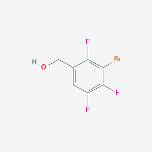 molecular formula C7H4BrF3O B2712698 3-Bromo-2,4,5-trifluorobenzyl alcohol CAS No. 1260825-79-3