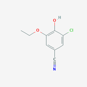 molecular formula C9H8ClNO2 B2712736 3-Chloro-5-ethoxy-4-hydroxybenzonitrile CAS No. 796067-63-5