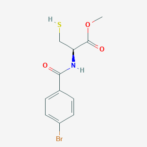 molecular formula C11H12BrNO3S B2712869 Cysteine thiol probe 