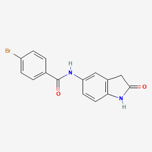 4-bromo-N-(2-oxoindolin-5-yl)benzamide