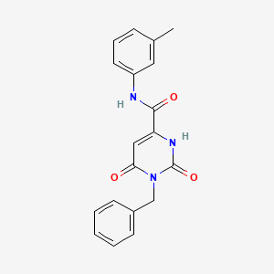 1-benzyl-6-hydroxy-N-(3-methylphenyl)-2-oxo-1,2-dihydro-4-pyrimidinecarboxamide