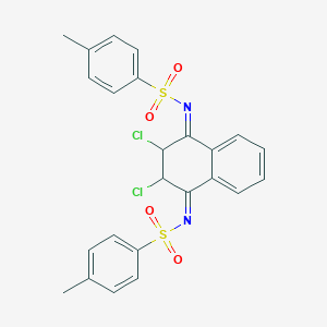 (NZ)-N-[(4Z)-2,3-dichloro-4-(4-methylphenyl)sulfonylimino-2,3-dihydronaphthalen-1-ylidene]-4-methylbenzenesulfonamide