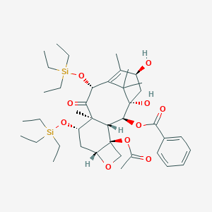 molecular formula C41H64O10Si2 B027129 7,10-Bis[O-(triethylsilyl)]-10-deacetyl Baccatin III CAS No. 149107-84-6