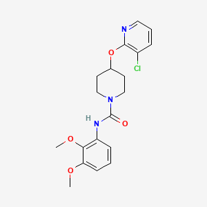 4-((3-chloropyridin-2-yl)oxy)-N-(2,3-dimethoxyphenyl)piperidine-1-carboxamide