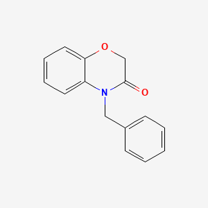 molecular formula C15H13NO2 B2712912 4-BENZYL-2H-1,4-BENZOXAZIN-3-ONE CAS No. 63208-65-1