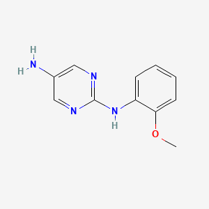 molecular formula C11H12N4O B2712959 N2-(2-Methoxyphenyl)pyrimidine-2,5-diamine CAS No. 1248466-58-1
