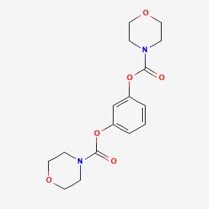 [3-(Morpholine-4-carbonyloxy)phenyl] morpholine-4-carboxylate