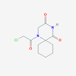 1-(Chloroacetyl)-1,4-diazaspiro[5.5]undecane-3,5-dione