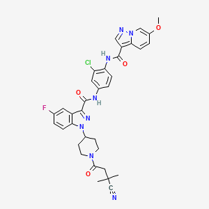 molecular formula C34H32ClFN8O4 B2713055 Src Inhibitor 3 