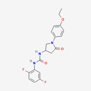 1-(2,5-Difluorophenyl)-3-(1-(4-ethoxyphenyl)-5-oxopyrrolidin-3-yl)urea