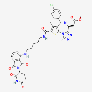 molecular formula C38H37ClN8O7S B2713074 ZXH-3-26 CAS No. 2243076-67-5