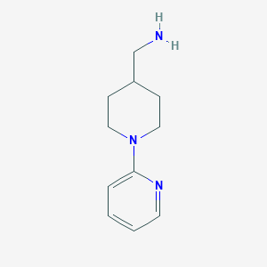 [(1-Pyridin-2-ylpiperidin-4-yl)methyl]amine