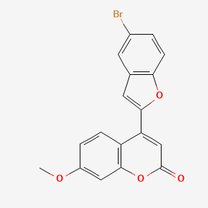 4-(5-bromo-1-benzofuran-2-yl)-7-methoxy-2H-chromen-2-one