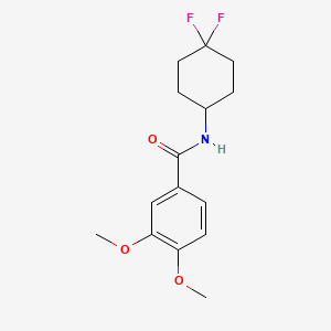 N-(4,4-difluorocyclohexyl)-3,4-dimethoxybenzamide