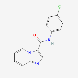 N-(4-chlorophenyl)-2-methylimidazo[1,2-a]pyridine-3-carboxamide