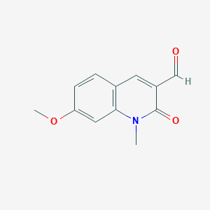 7-Methoxy-1-methyl-2-oxo-1,2-dihydroquinoline-3-carbaldehyde