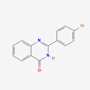 molecular formula C14H9BrN2O B2713271 2-(4-bromophenyl)quinazolin-4(3h)-one CAS No. 83800-88-8