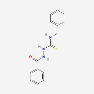 molecular formula C15H15N3OS B2713297 2-苯甲酰-N-苄基肼羧硫酰胺 CAS No. 120811-69-0