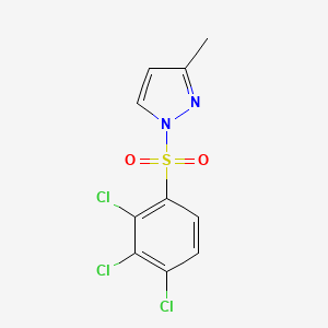 3-Methyl-1-(2,3,4-trichlorophenyl)sulfonylpyrazole