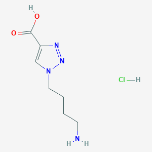 1-(4-aminobutyl)-1H-1,2,3-triazole-4-carboxylic acid hydrochloride