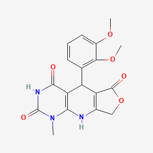 5-(2,3-dimethoxyphenyl)-1-methyl-5,9-dihydrofuro[3',4':5,6]pyrido[2,3-d]pyrimidine-2,4,6(1H,3H,8H)-trione