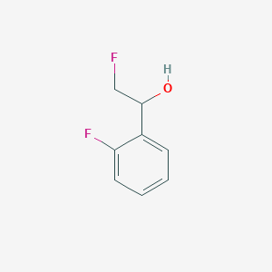 molecular formula C8H8F2O B2713396 2-Fluoro-1-(2-fluorophenyl)ethan-1-OL CAS No. 1550748-35-0