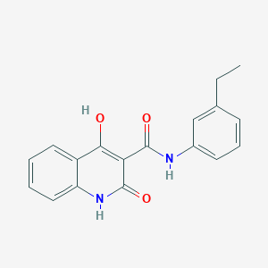 N-(3-ethylphenyl)-4-hydroxy-2-oxo-1,2-dihydroquinoline-3-carboxamide