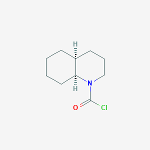 (4As,8aS)-3,4,4a,5,6,7,8,8a-octahydro-2H-quinoline-1-carbonyl chloride