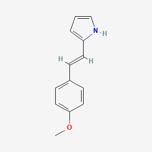 2-[(E)-2-(4-methoxyphenyl)ethenyl]-1H-pyrrole