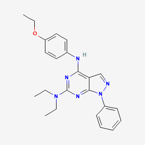 N~4~-(4-ethoxyphenyl)-N~6~,N~6~-diethyl-1-phenyl-1H-pyrazolo[3,4-d]pyrimidine-4,6-diamine