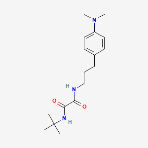 N1-(tert-butyl)-N2-(3-(4-(dimethylamino)phenyl)propyl)oxalamide