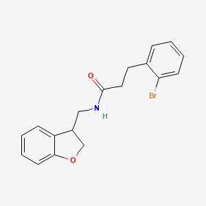3-(2-bromophenyl)-N-((2,3-dihydrobenzofuran-3-yl)methyl)propanamide